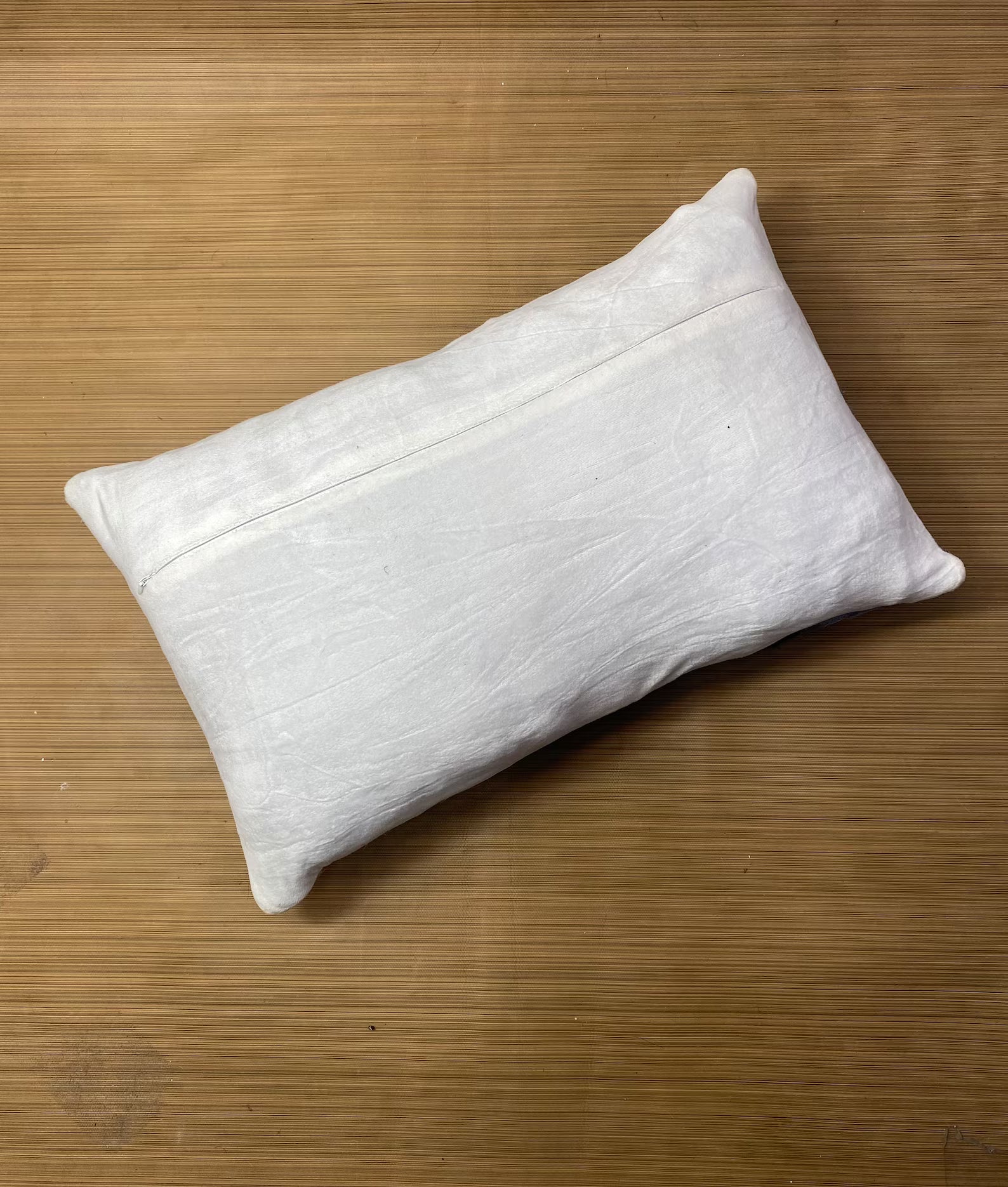 Cowhide Lumbar Pillow Cover: Beige Brown Hair-on-Hide Leather (12x20)