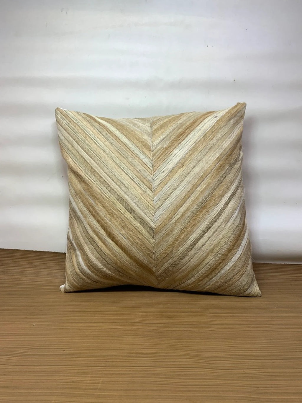 Natural Cowhide Pillow Cover: Handmade Hair On Leather Cushion