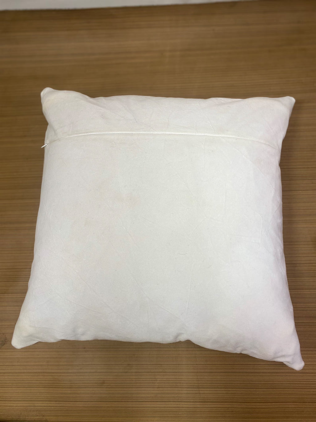 Geometric Cowhide Pillow Cover: Handmade Leather Patchwork Cushion